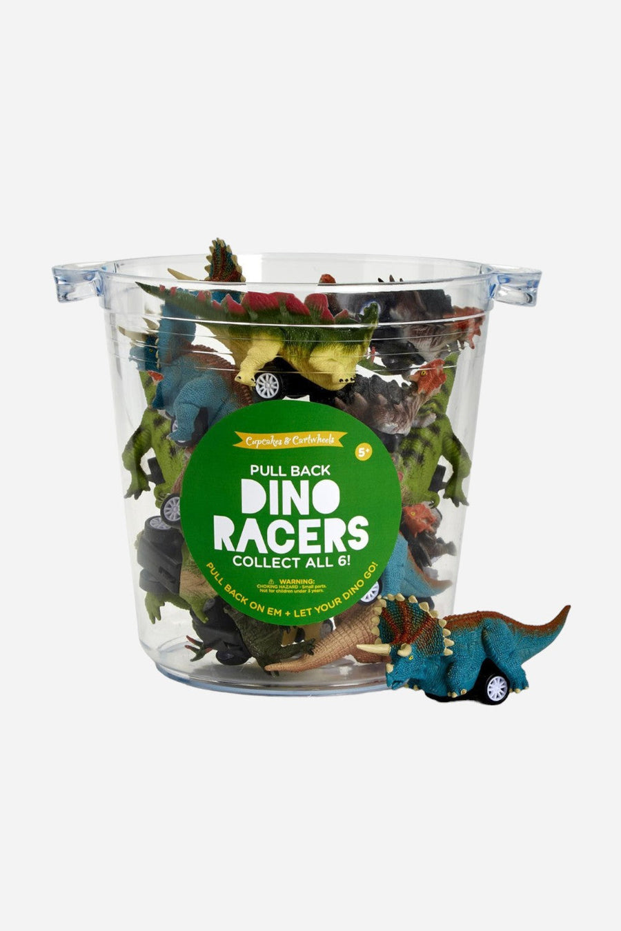 Dino Pull Back Toy Racer – front view