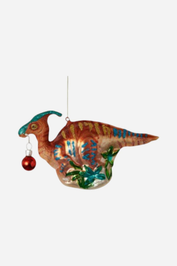 Dinosaur Ornament in Pink