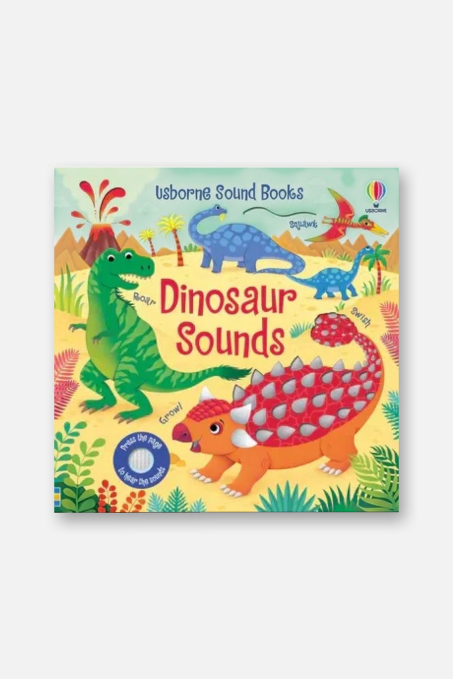 Dinosaur Sounds Children's Book – front view