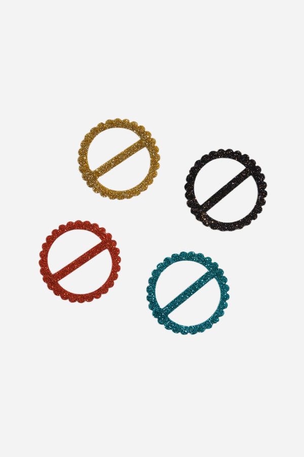 Disco Napkin Ring, Set of 4
