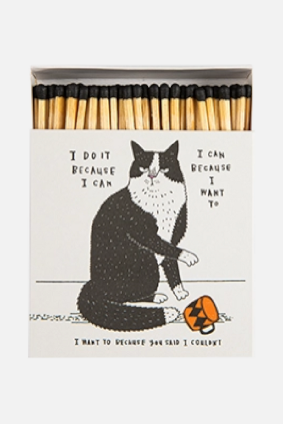 Do It Because I Can Square Matches – front view