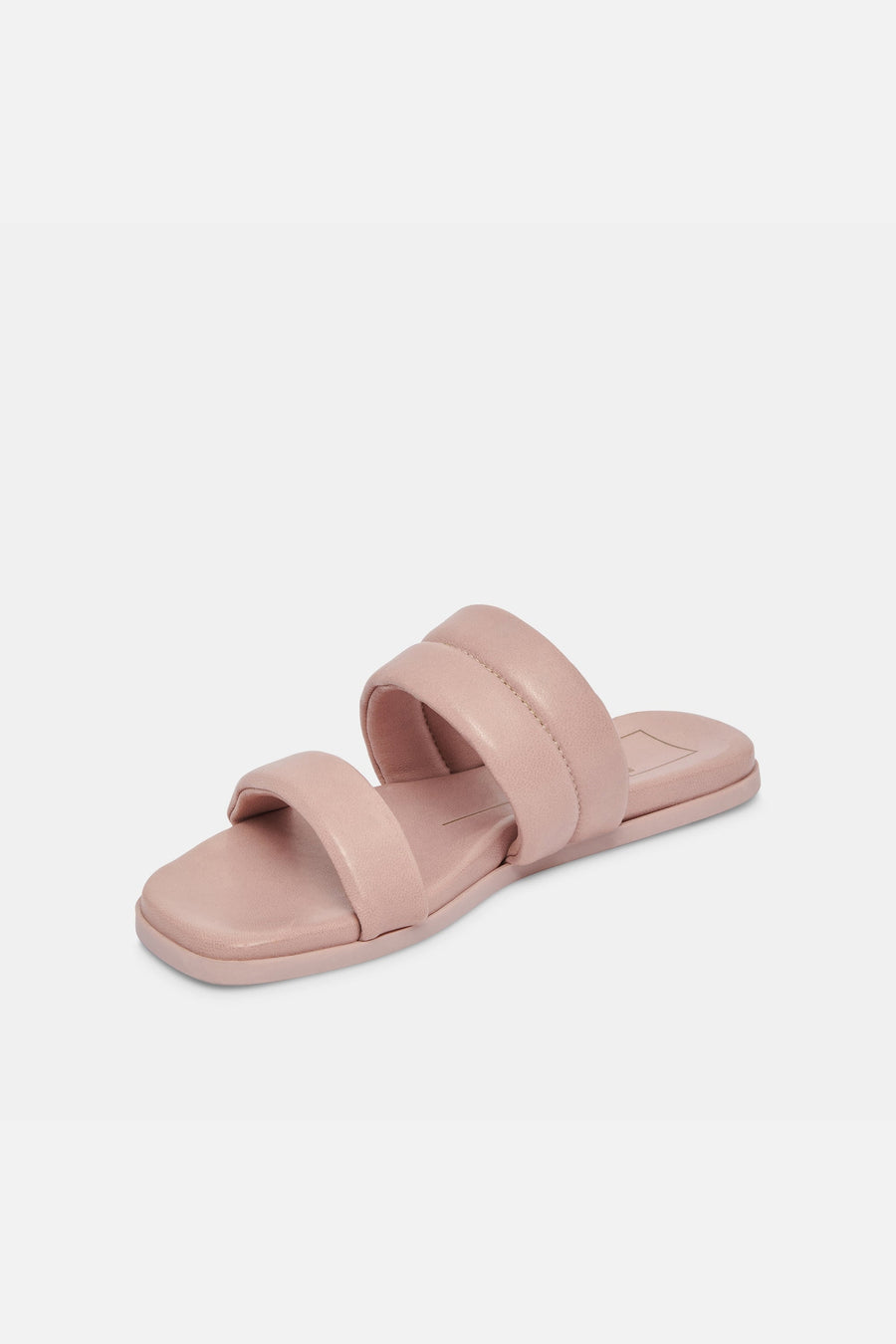 Dolce Vita Adore Sandal in Rose Leather – flat lay