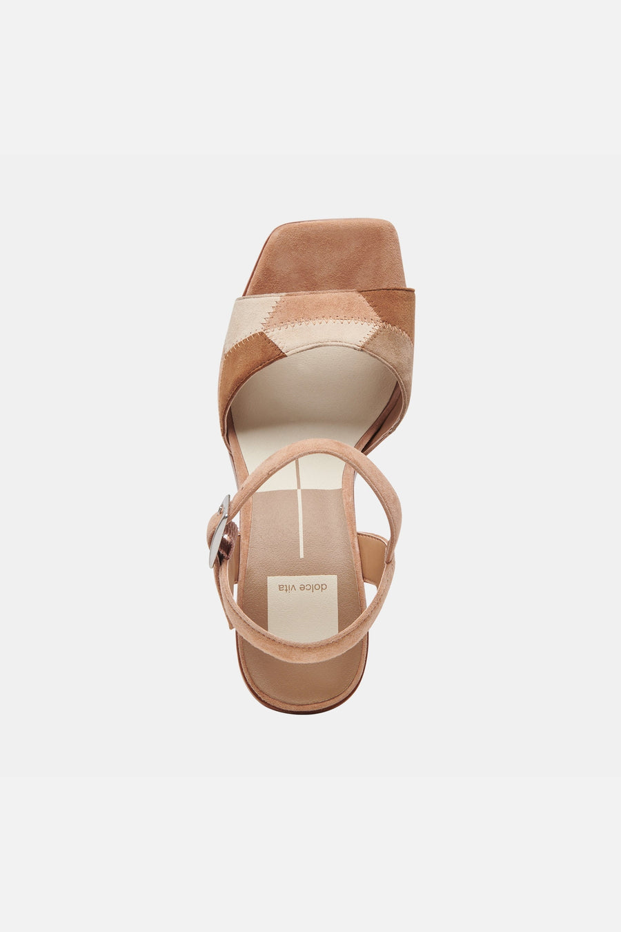 Dolce Vita Aubrey Heels in Brown Multi Suede – alternate