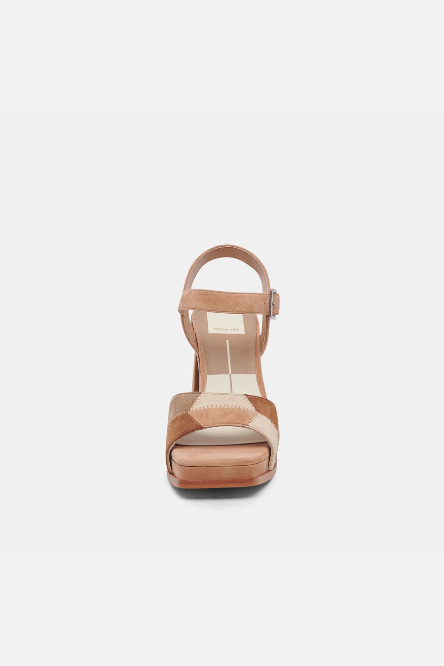 Dolce Vita Aubrey Heels in Brown Multi Suede – alternate