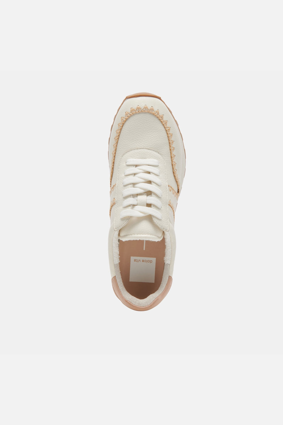 Dolce Vita Ayita Sneakers in White Leather – alternate