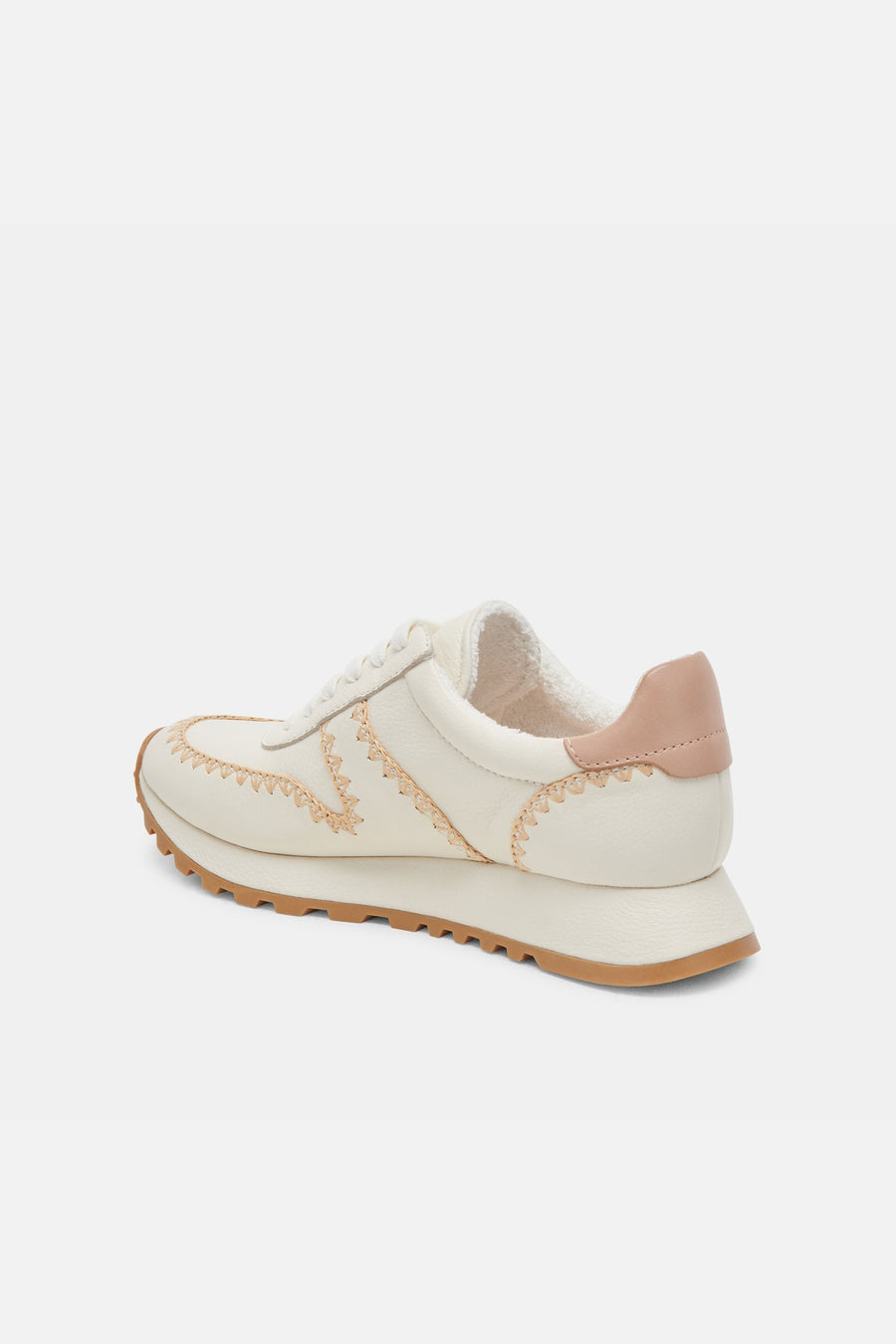 Dolce Vita Ayita Sneakers in White Leather – alternate