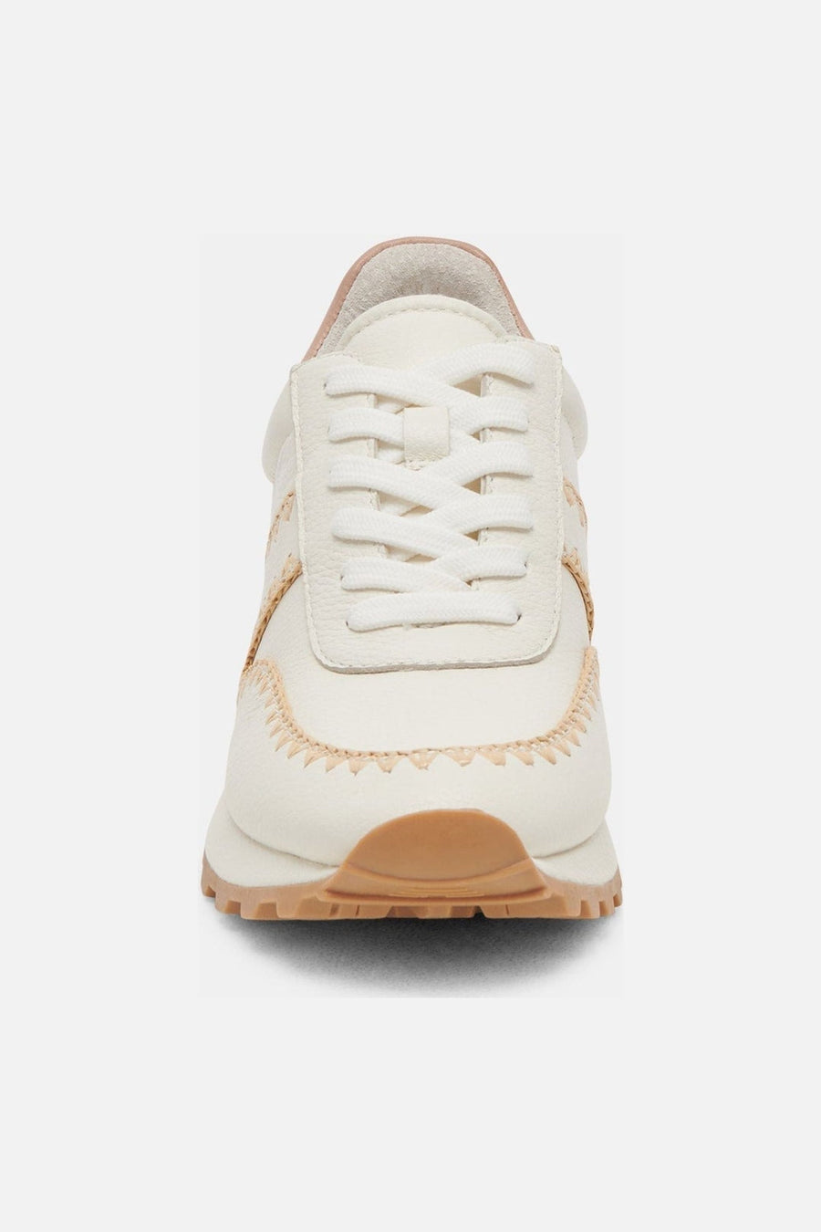Dolce Vita Ayita Sneakers in White Leather – side view