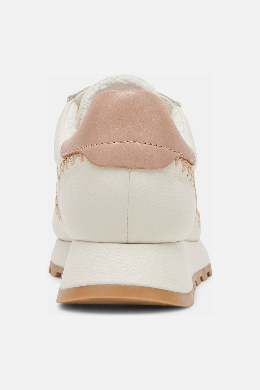 Dolce Vita Ayita Sneakers in White Leather – side view