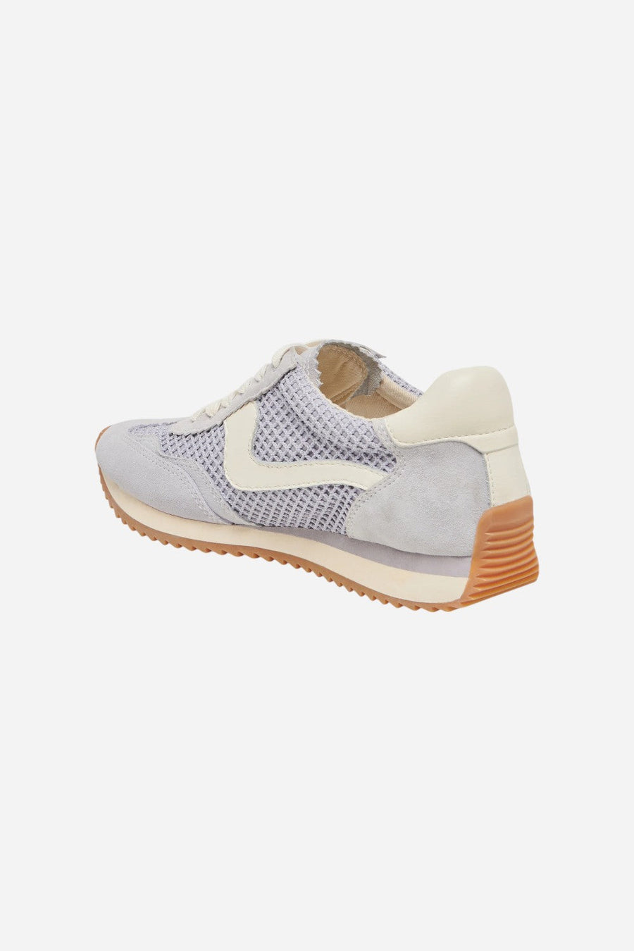 Dolce Vita B.ntcd Mesh Sneakers in Dusty Blue Woven Mesh – flat lay