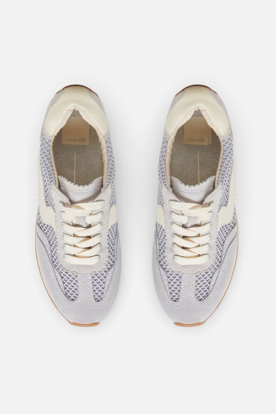 Dolce Vita B.ntcd Mesh Sneakers in Dusty Blue Woven Mesh – side view