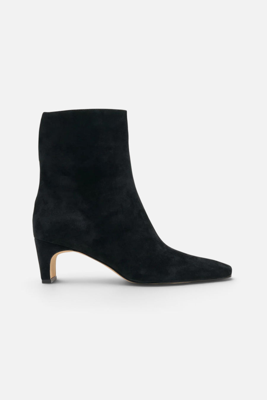 Dolce Vita Bennet Booties in Onyx Suede – side view