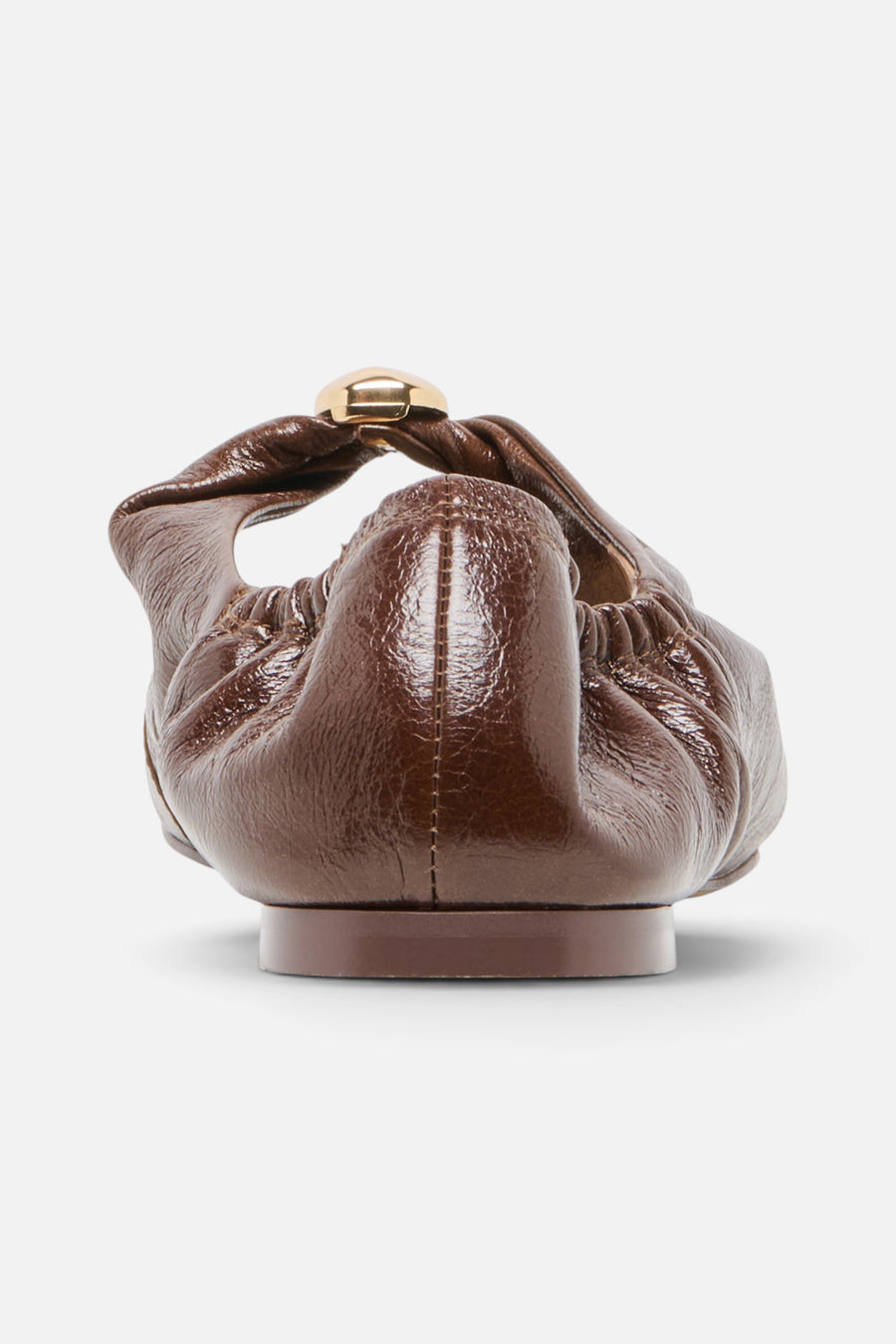 Dolce Vita Cornel Flat in Russet Leather – back view
