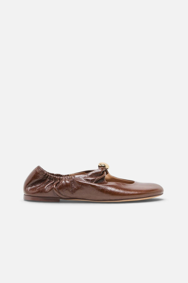 Dolce Vita Cornel Flat in Russet Leather