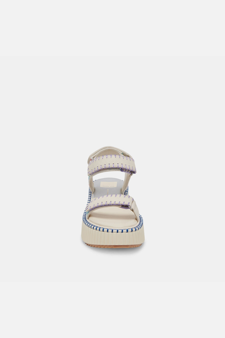 Dolce Vita Debra Sandals in Ivory Multi Nubuck – side view
