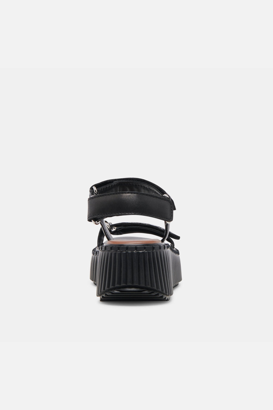 Dolce Vita Debra Sandals in Midnight Embossed Leather – alternate
