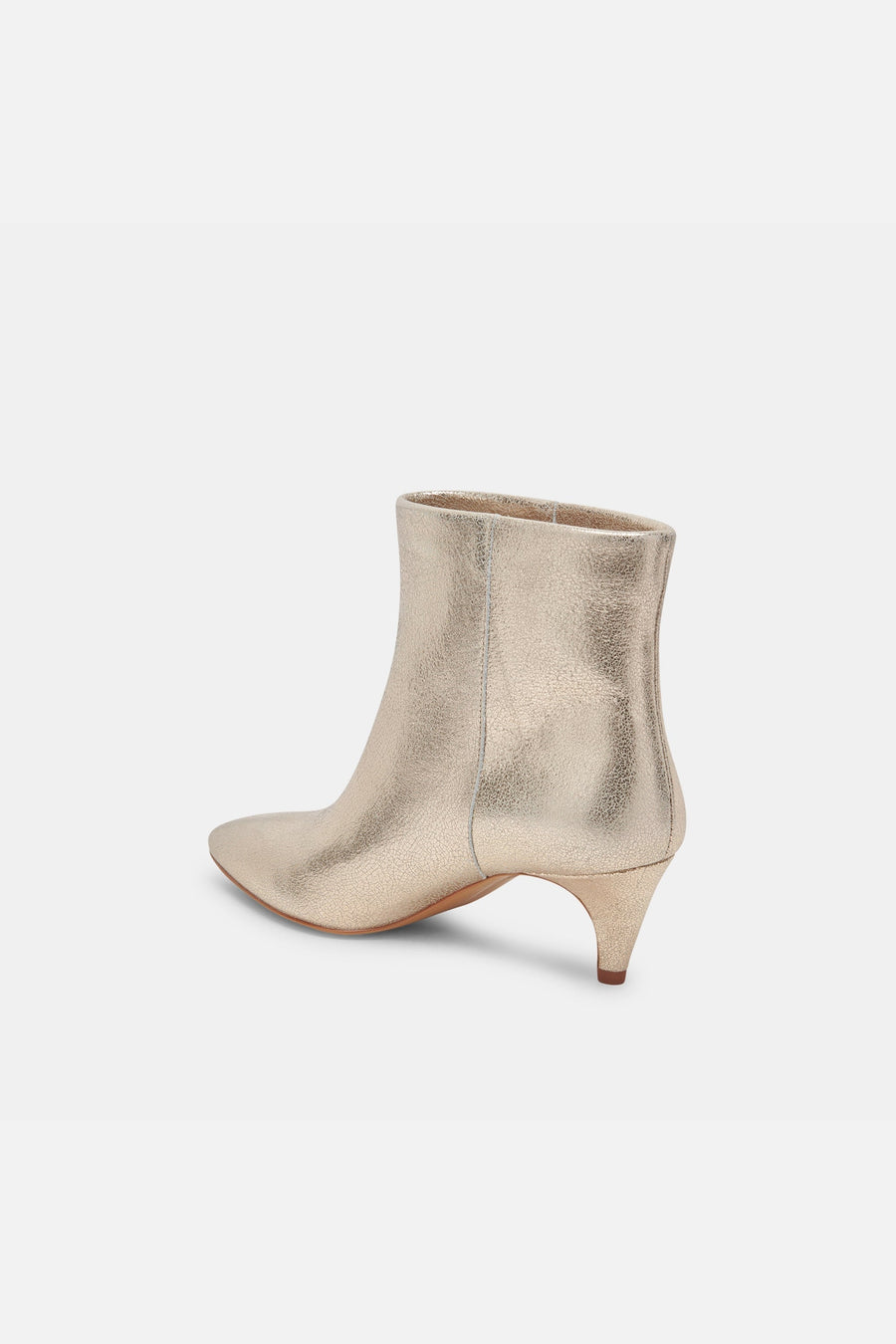 Dolce Vita Dee Booties in Platinum Distressed Leather – alternate