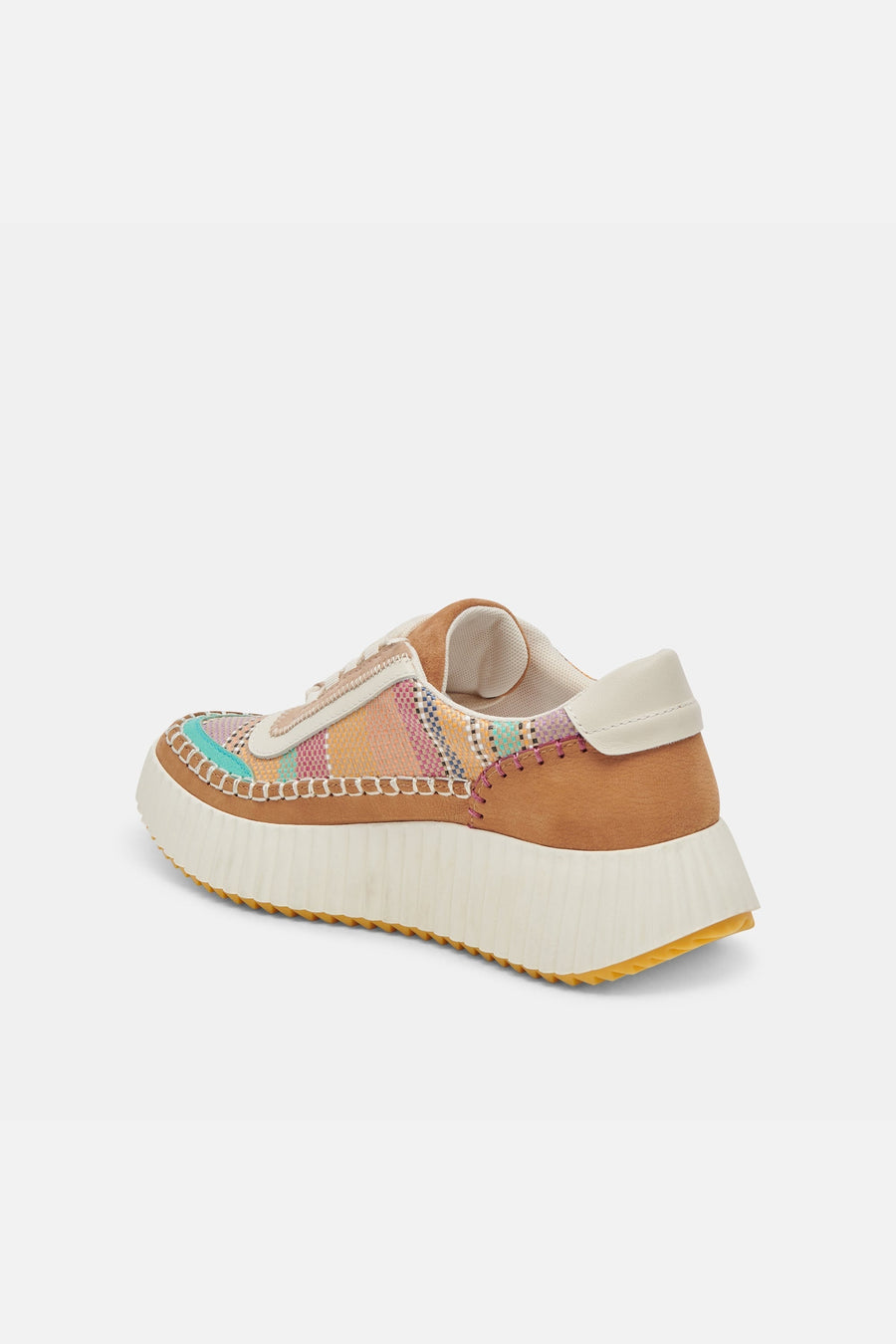 Dolce Vita Dolen Sneakers in Tan Multi Raffia – alternate