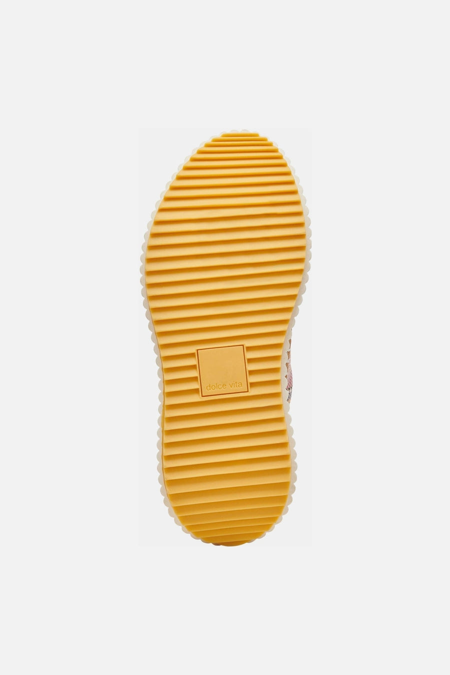 Dolce Vita Dolen Sneakers in Tan Multi Raffia – side view