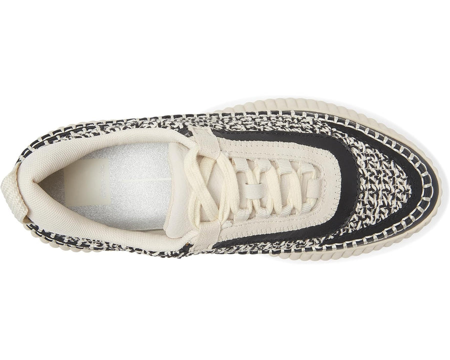 Dolce Vita Dolen in White Black Knit – detail