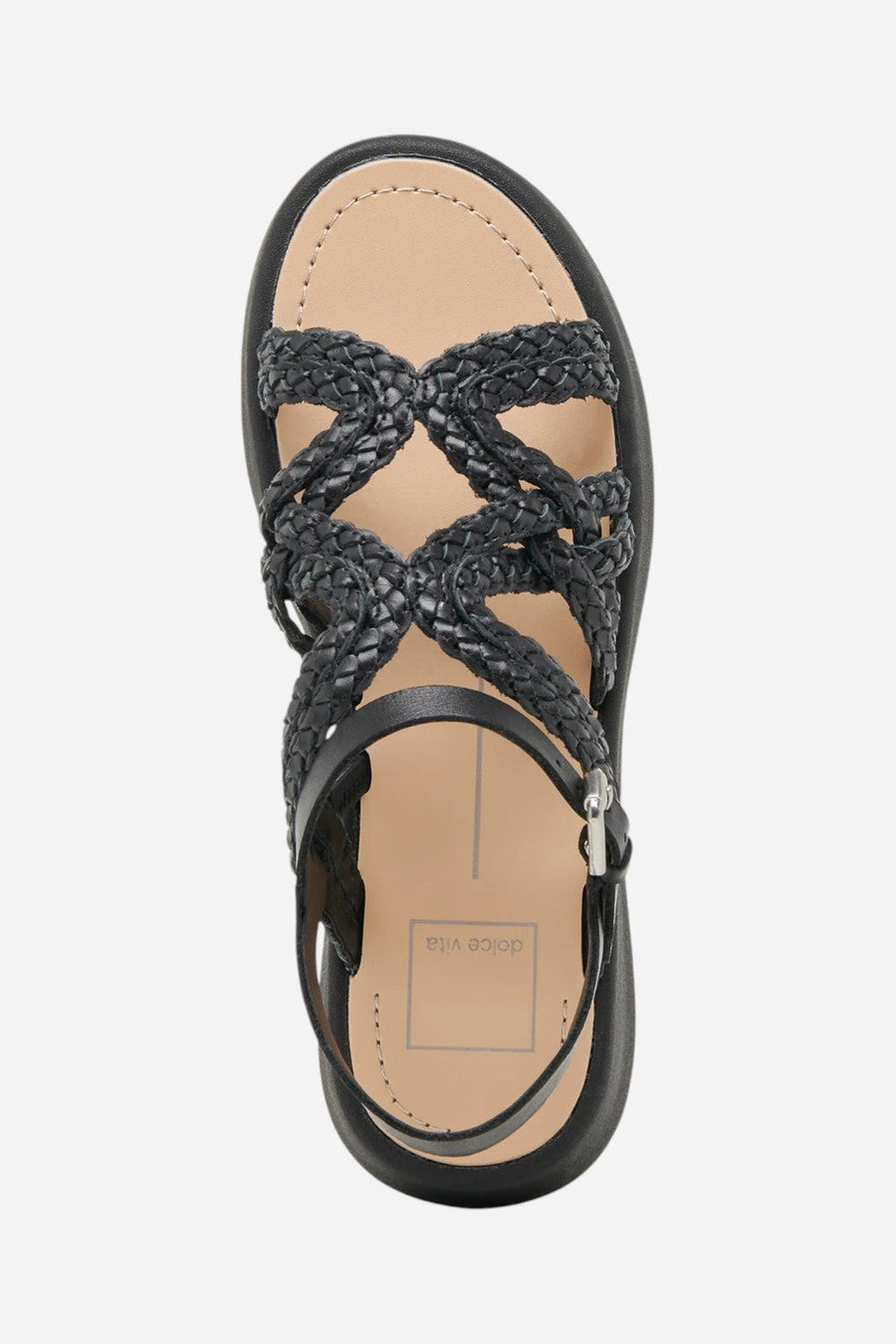 Dolce Vita Gatsby Sandals in Black Leather – alternate