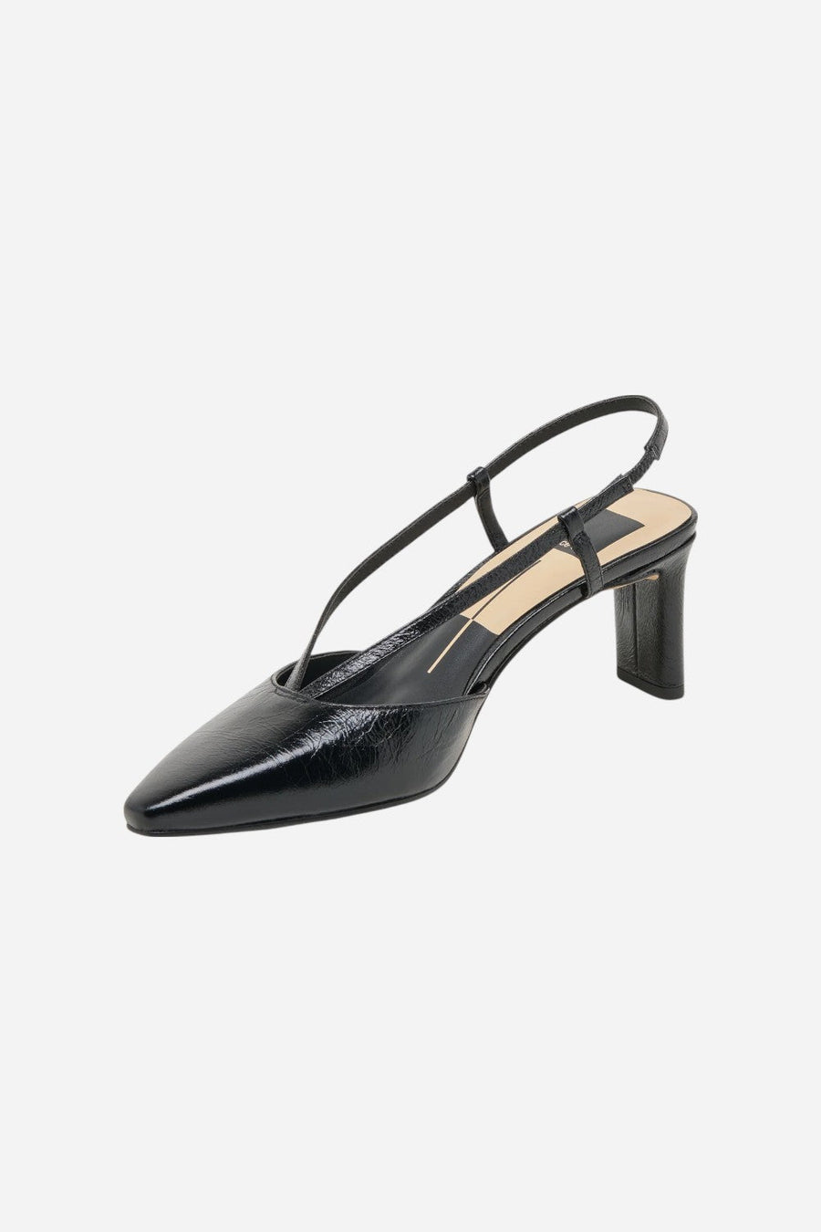 Dolce Vita Ginay Heels Black Leather – detail