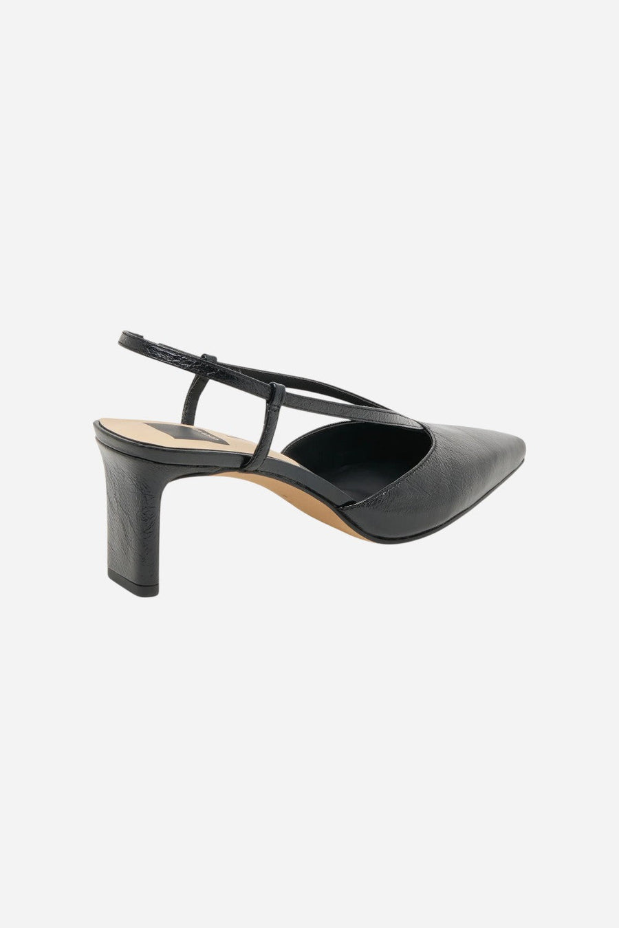 Dolce Vita Ginay Heels Black Leather – side view