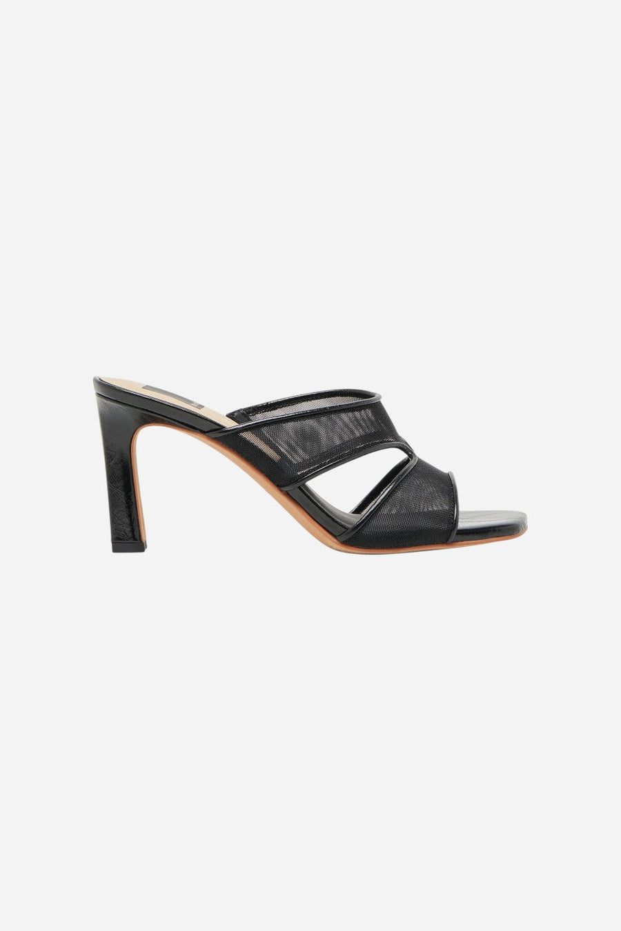 Dolce Vita Gitel Heel in Onyx Mesh – front view