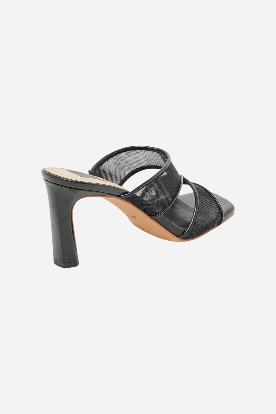 Dolce Vita Gitel Heel in Onyx Mesh – side view