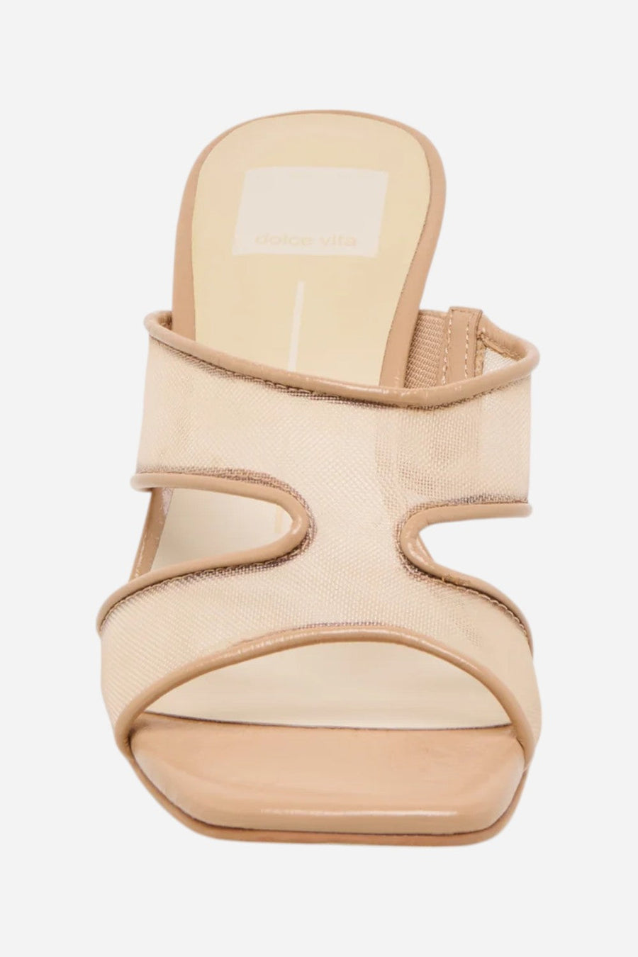 Dolce Vita Gitel Heels in Light Tan Mesh – alternate