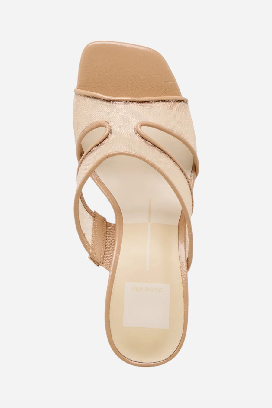 Dolce Vita Gitel Heels in Light Tan Mesh – alternate