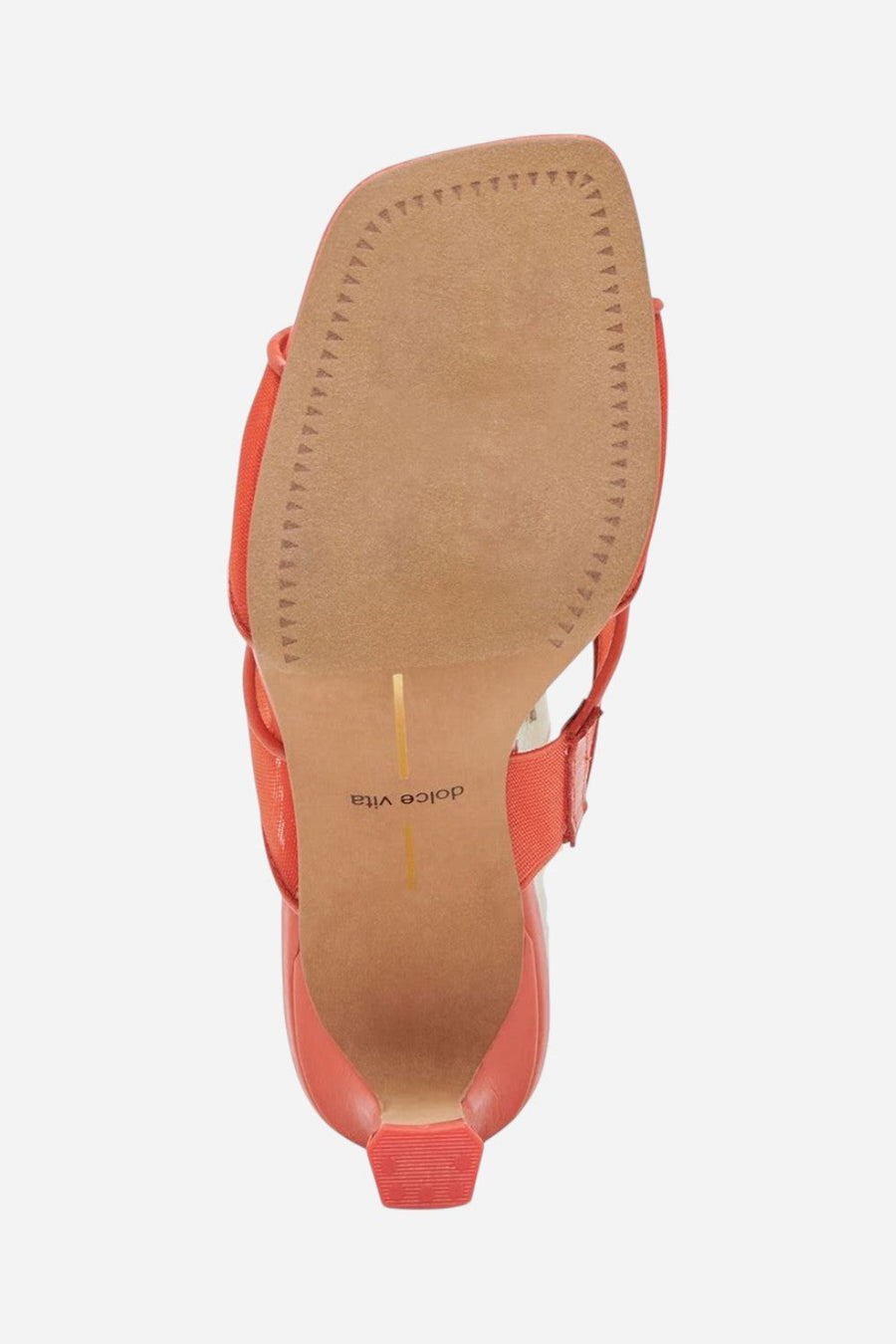 Dolce Vita Gitel Heels in Punch Leather – detail