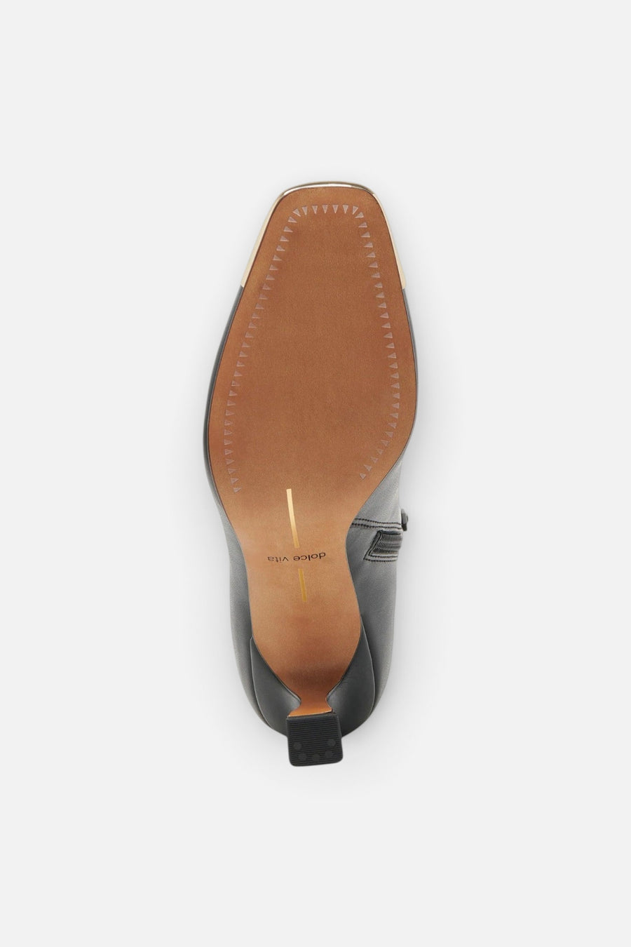 Dolce Vita Glamor Toe Cap in Black Stella – side view