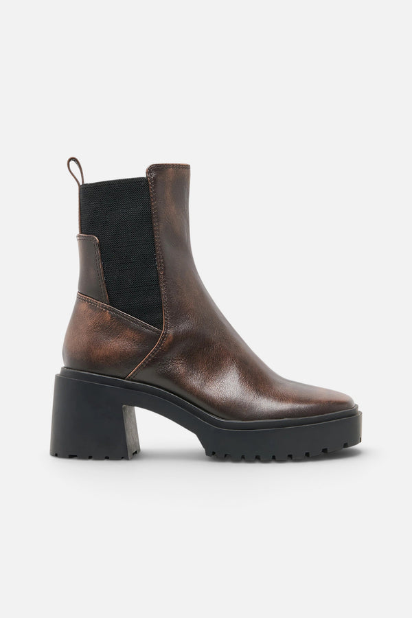 Dolce Vita Grizly H2O Boots in Brown Leather