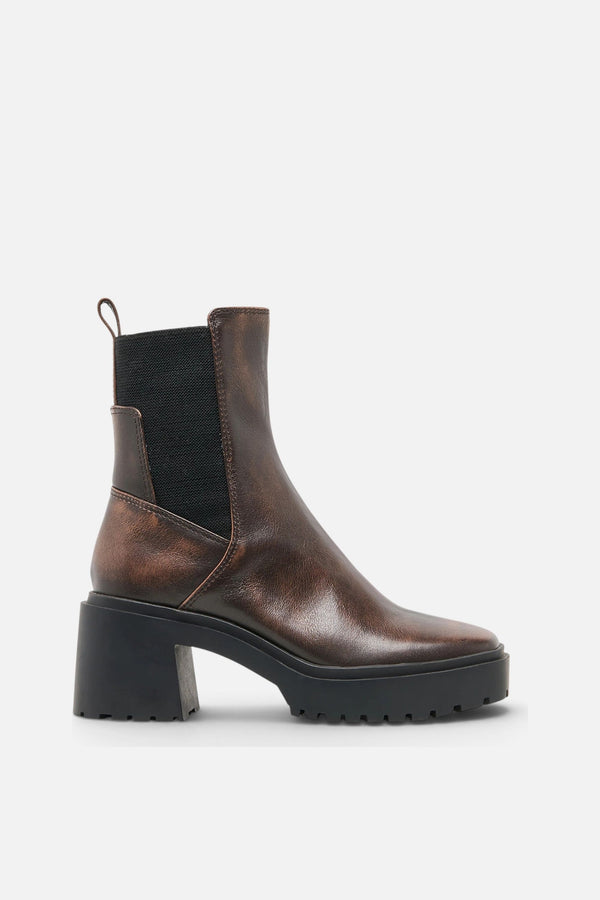 Dolce Vita Grizly H2O Boots in Brown Leather