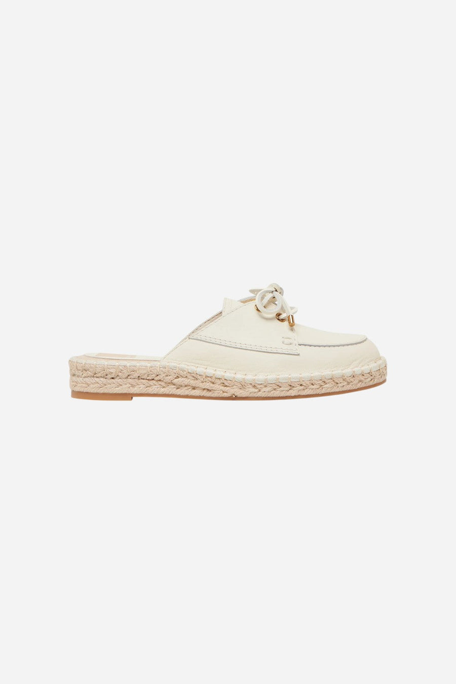 Dolce Vita Hatie in Off White Leather – front view