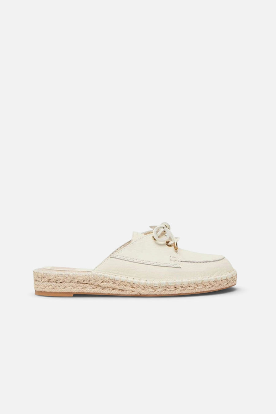 Dolce Vita Hatie in Off White Leather – side view