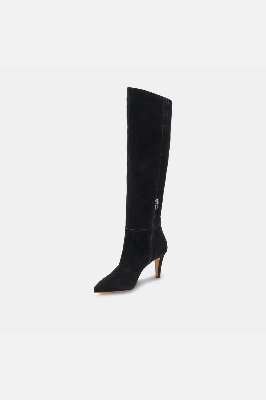 Dolce Vita Haze Boots in Onyx Suede – detail