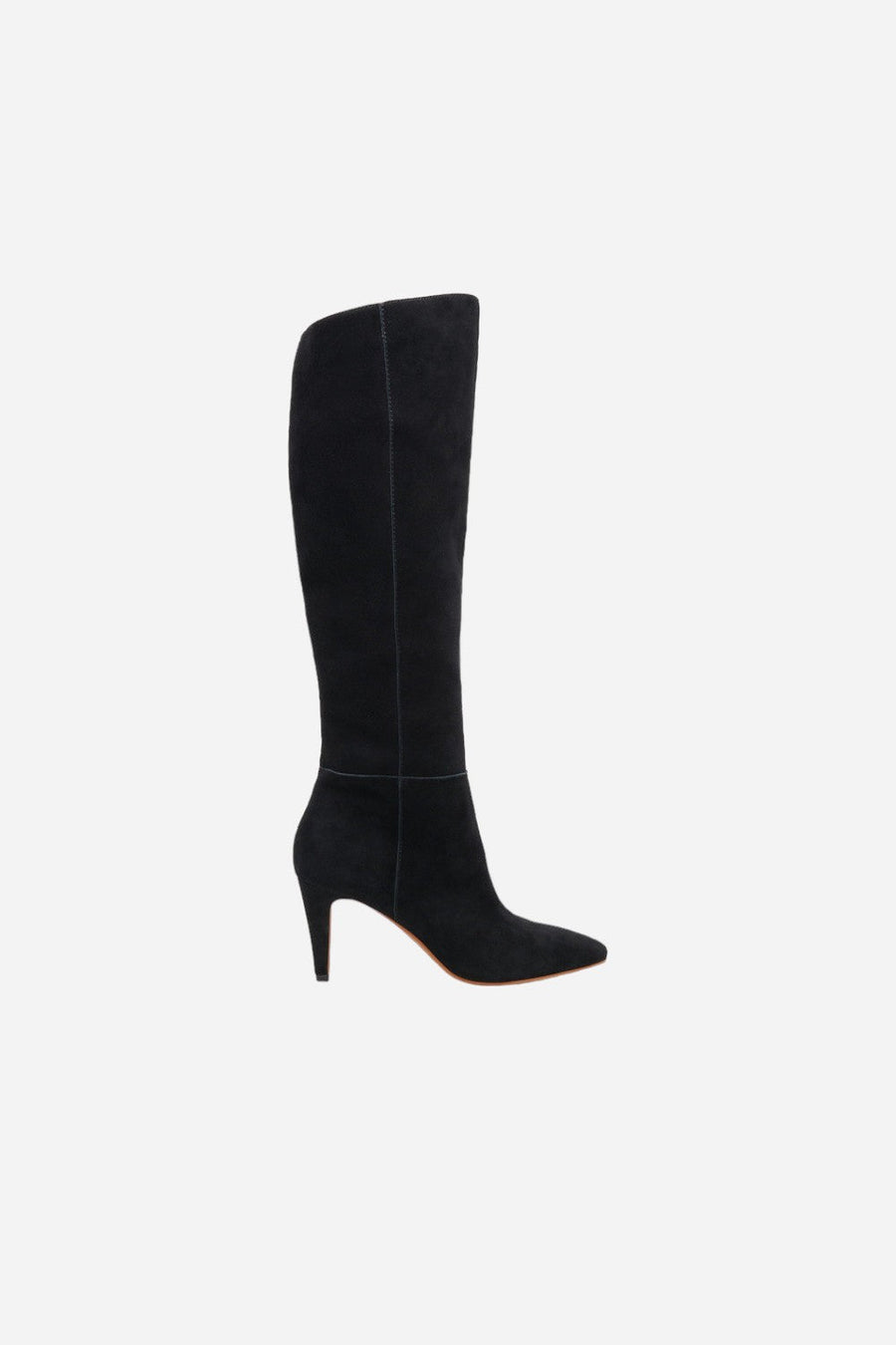 Dolce Vita Haze Boots in Onyx Suede – front view