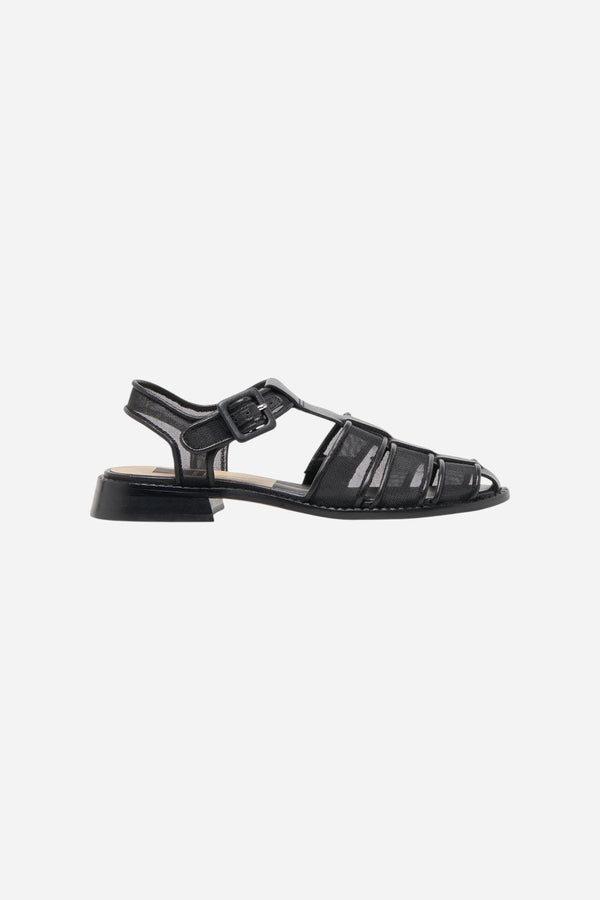Dolce Vita Holis Mesh Sandals in Onyx Mesh