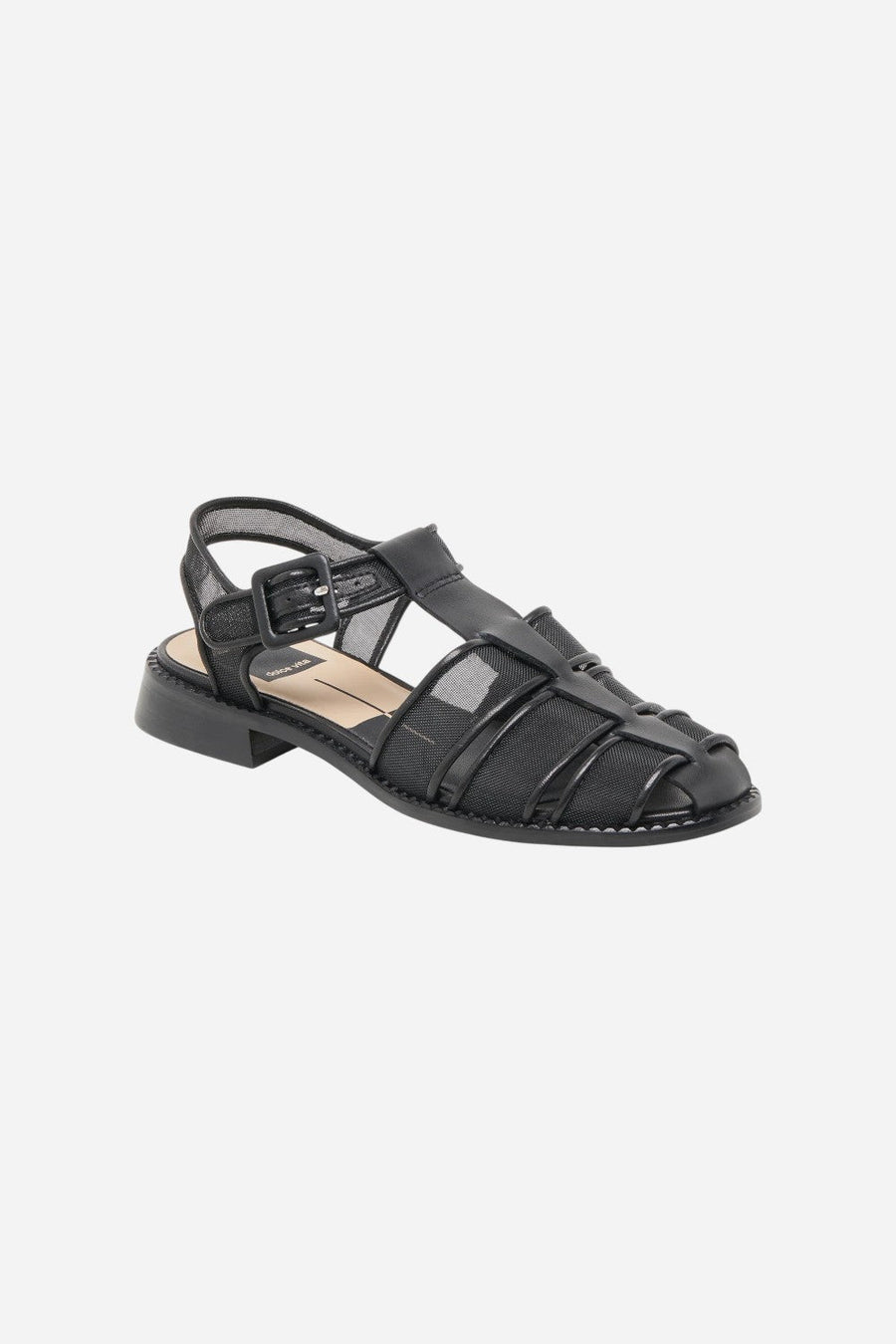 Dolce Vita Holis Mesh Sandals in Onyx Mesh – side view