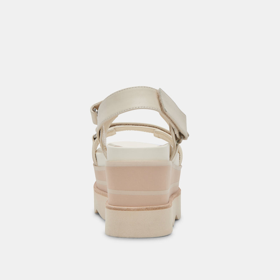 Dolce Vita Izak Sandals in Ivory Leather – alternate