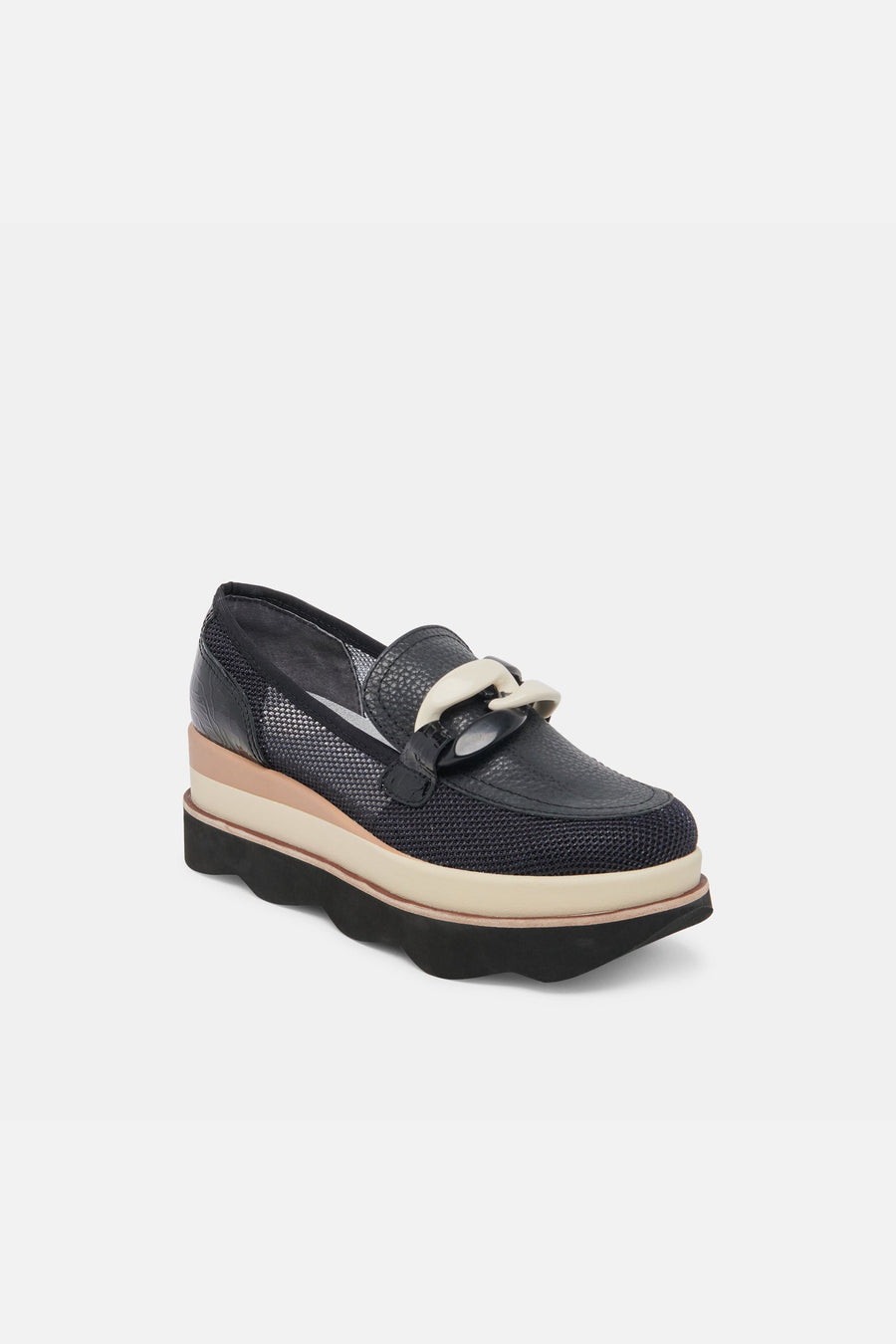 Dolce Vita Jaksen Sneakers in Onyx Mesh – back view