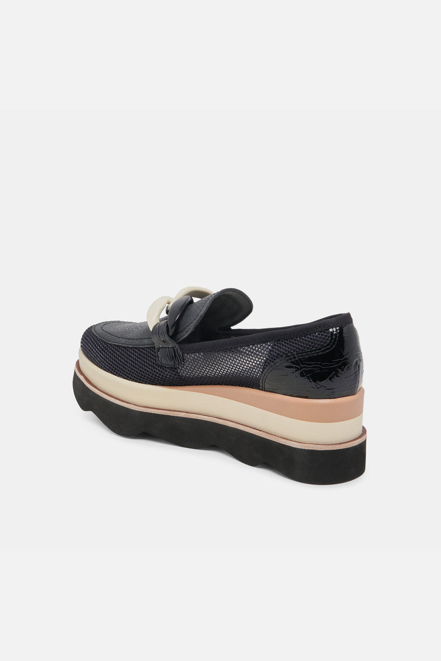 Dolce Vita Jaksen Sneakers in Onyx Mesh – flat lay