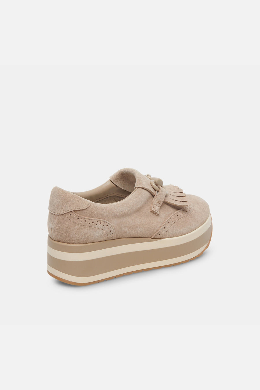 Dolce Vita Jhax Sneakers in Almond Suede – detail