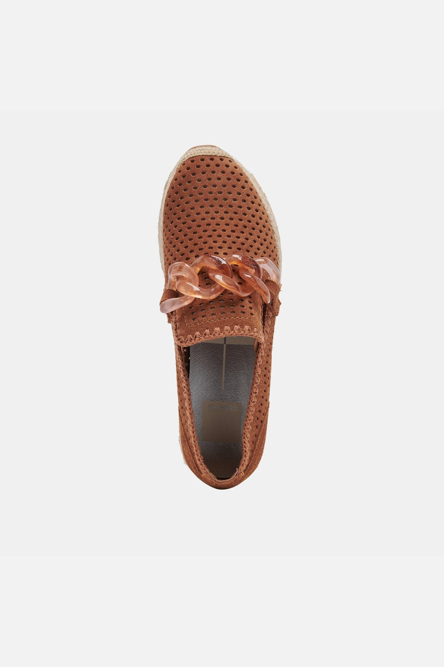 Dolce Vita Jhenee Espadrille Sneakers in Pecan Perforated Suede – alternate