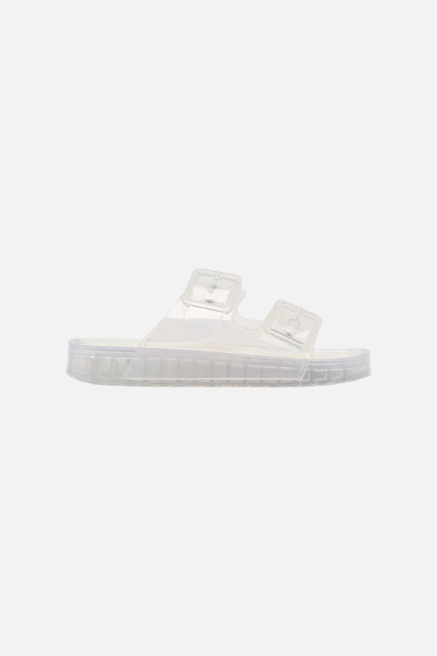 Dolce Vita Julio Sandals in Crystal Vinyl – back view