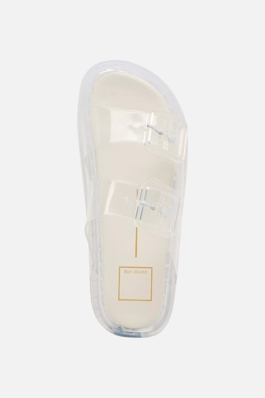 Dolce Vita Julio Sandals in Crystal Vinyl – detail