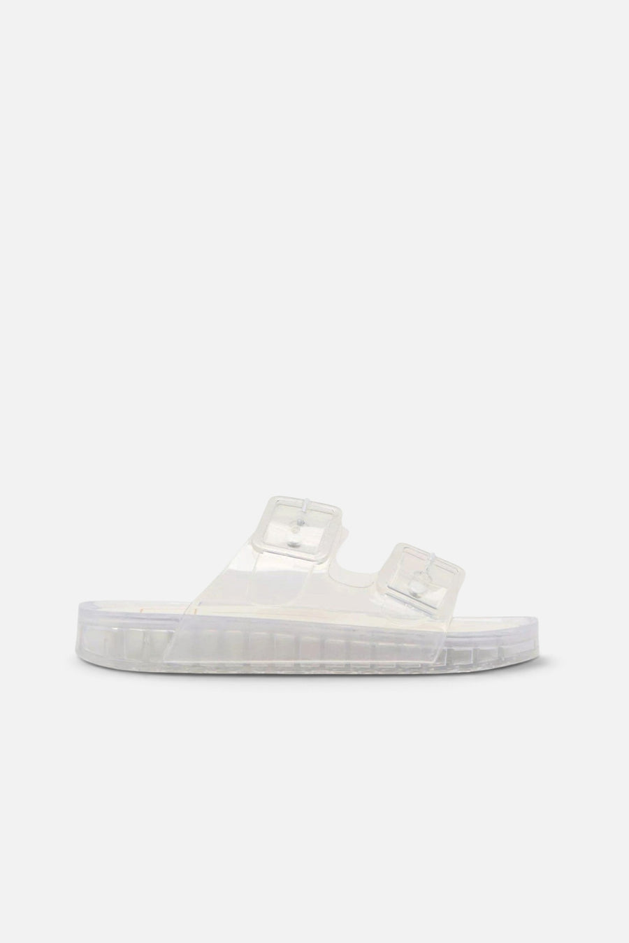 Dolce Vita Julio Sandals in Crystal Vinyl – side view