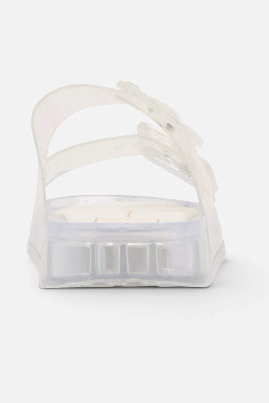 Dolce Vita Julio Sandals in Crystal Vinyl – three-quarter view