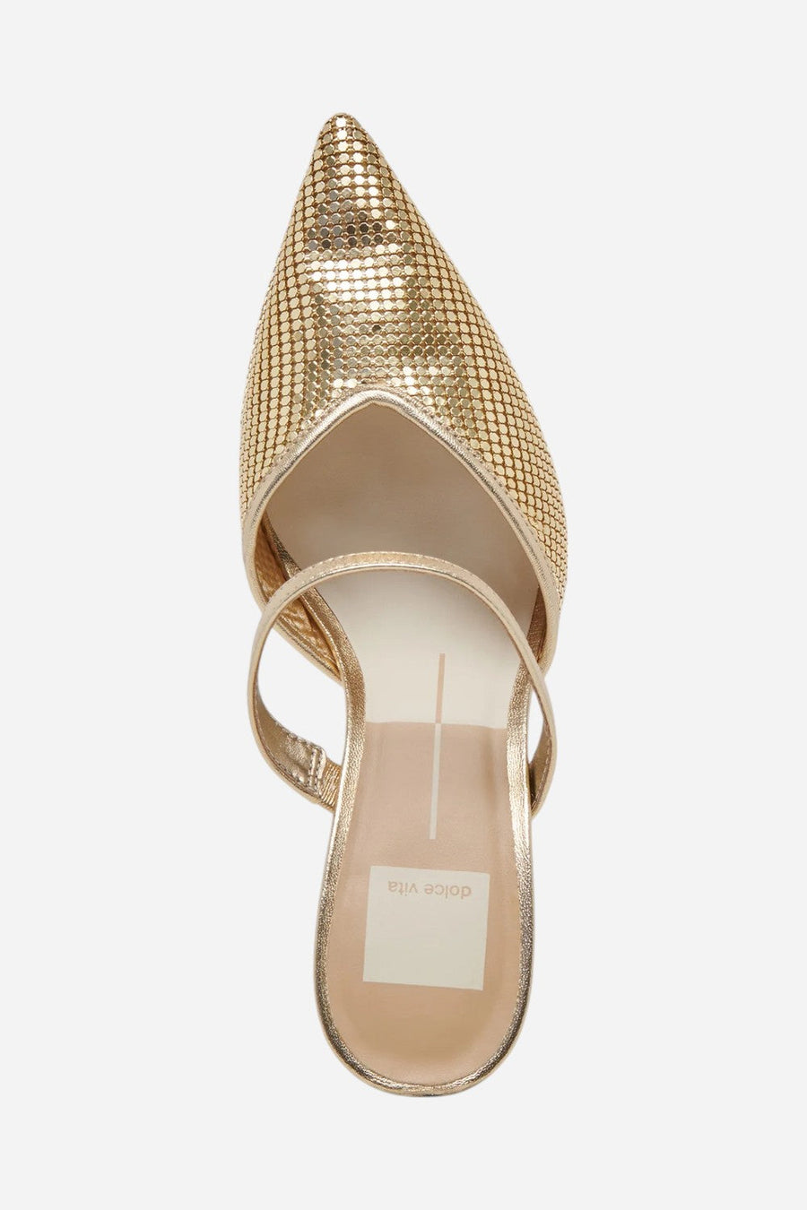 Dolce Vita Kanika Mesh Heels in Metallic Gold – alternate